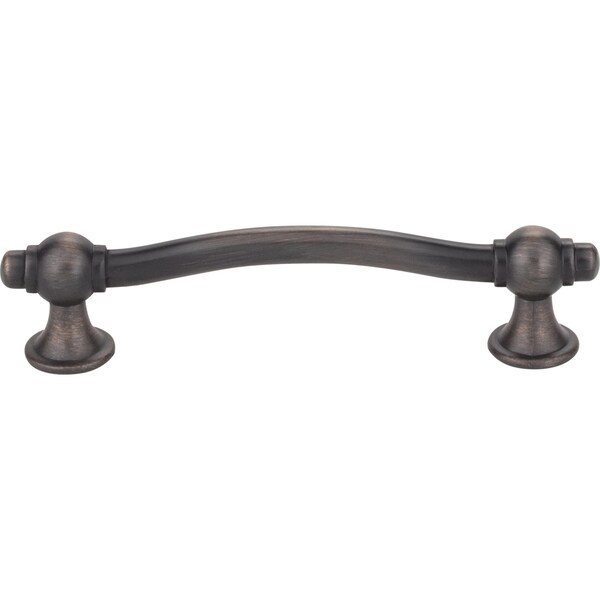 96 Mm Center-to-Center Brushed Oil Rubbed Bronze Syracuse Cabinet Bar Pull
